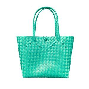 Misenka Handicrafts Philippine Bayong Mint Green Classic Bag